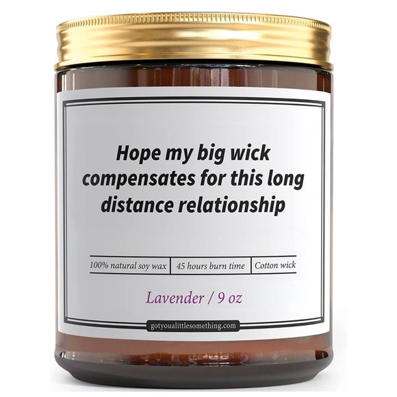 Funny adult candles Long distance relationships - Picture 1 of 5